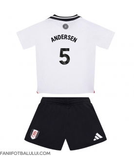 Fulham Joachim Andersen #5 Echipament de Fotbal Replică 2024-25 Copii Acasa (+ Șorturi)
